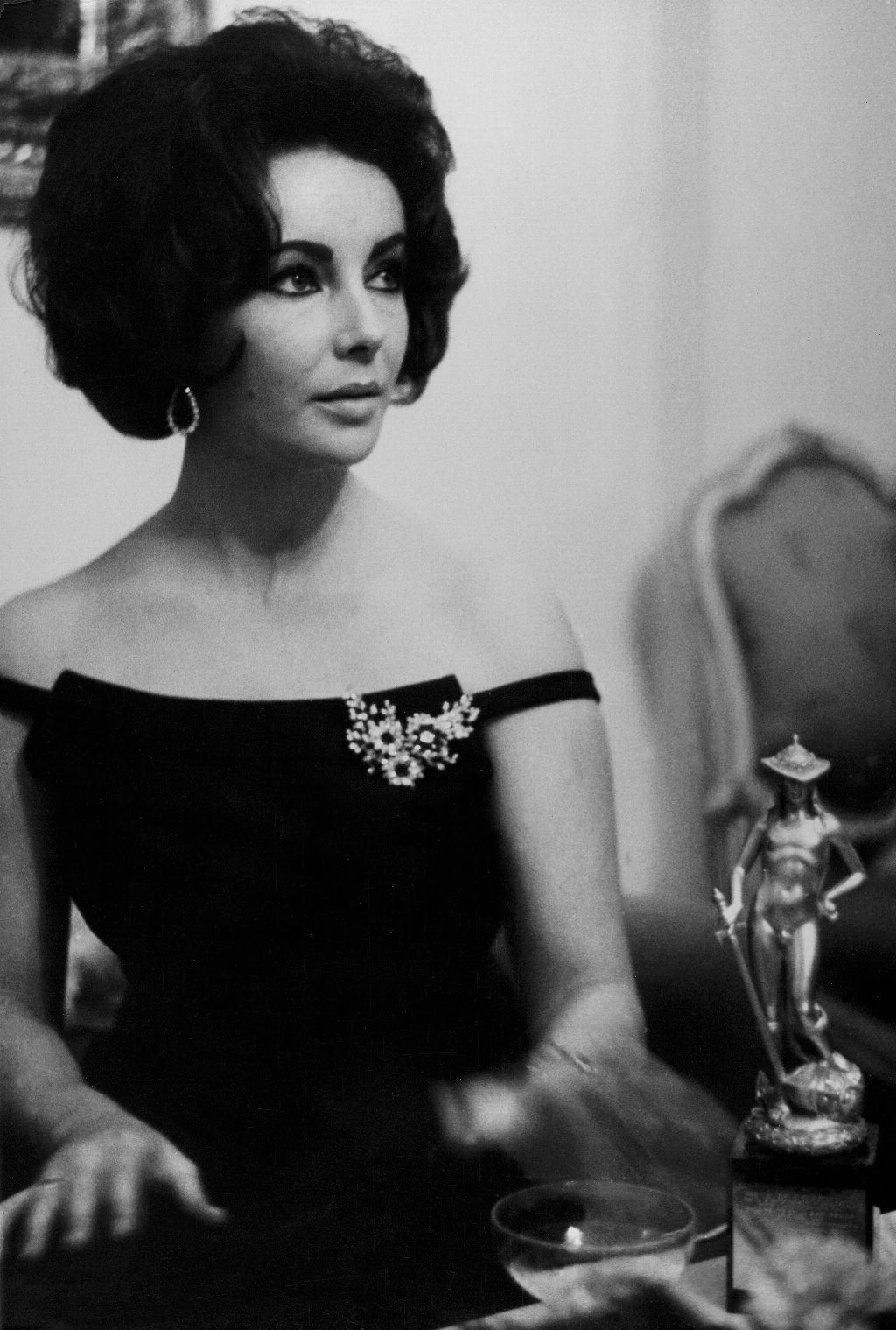 Елізабет Тейлор під час зйомок у Римі, 1962